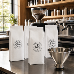 CANECA wholesale coffee bags styled for restaurant and hospitality service