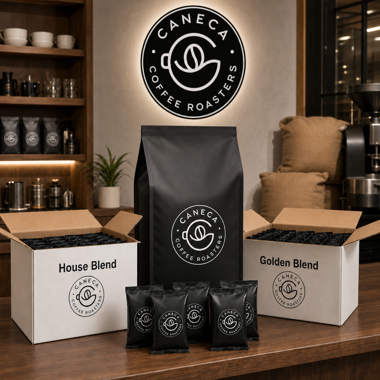 CANECA Wholesale coffee for restaurants, inns, and hospitality service