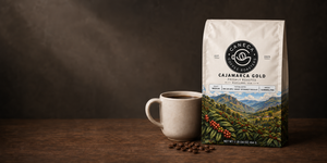 Wide CANECA Cajamarca Gold medium roast website banner