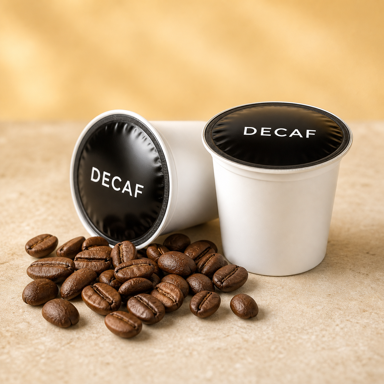 CANECA Decaf medium roast K-Cups with freshly roasted Colombian coffee beans