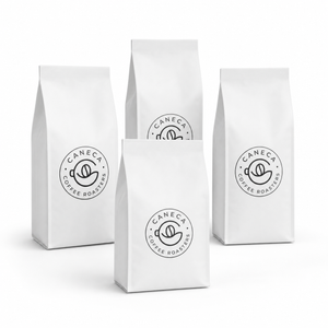 CANECA Coffee Roasters wholesale coffee order with four 5 lb bags
